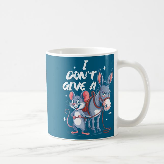 Taza De Café I Don't Give A Rats Mouse &amp; Funny  (Derecha)