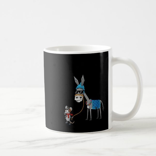 Taza De Café I Don't Give A Rats S Azz Mouse Funny Animal  (Derecha)