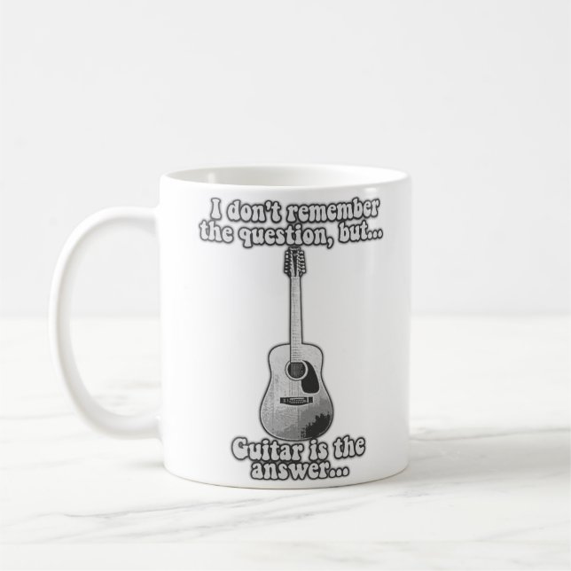 Taza De Café I don't remember the question but guitar is answer (Izquierda)