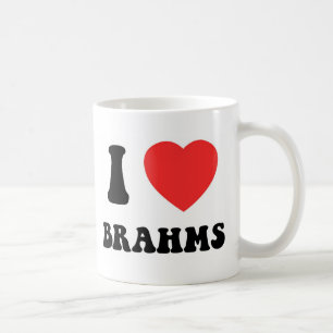 Taza De Café I engranaje de Brahms del corazón