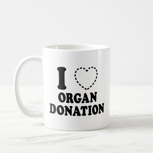 TAZA DE CAFÉ I {FALTA EL CORAZÓN} DONACIÓN DE ÓRGANOS (Izquierda)
