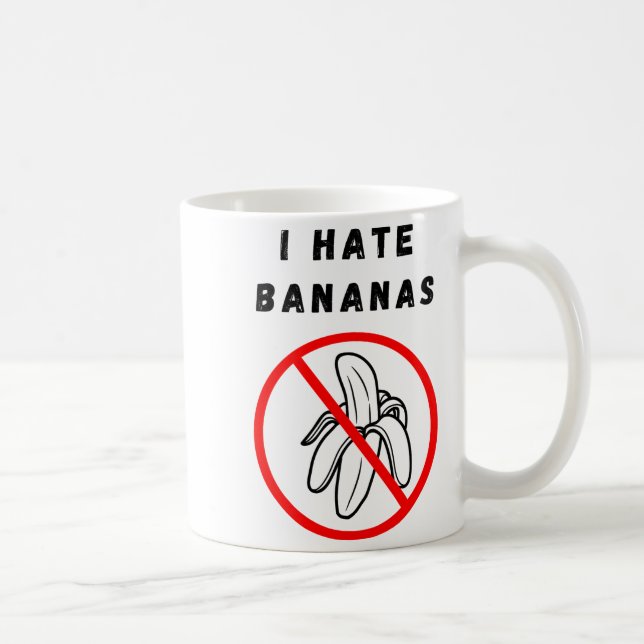 Taza De Café I Hate Bananas  (Derecha)