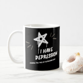 Taza De Café I have Depression Spray Paint Mug
