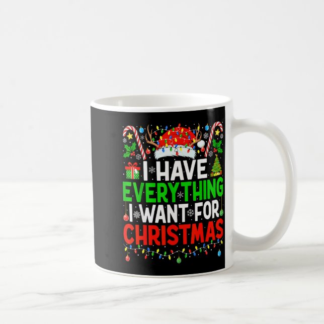 Taza De Café I Have Everything I Need Couples Pajamas Christmas (Derecha)