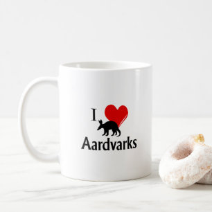 Taza De Café I Heart Aardvarks