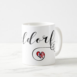 Taza De Café I Heart Düsseldorf, Bandera, Alemania