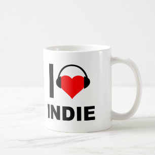 Taza De Café I Heart Indie Funny Mug