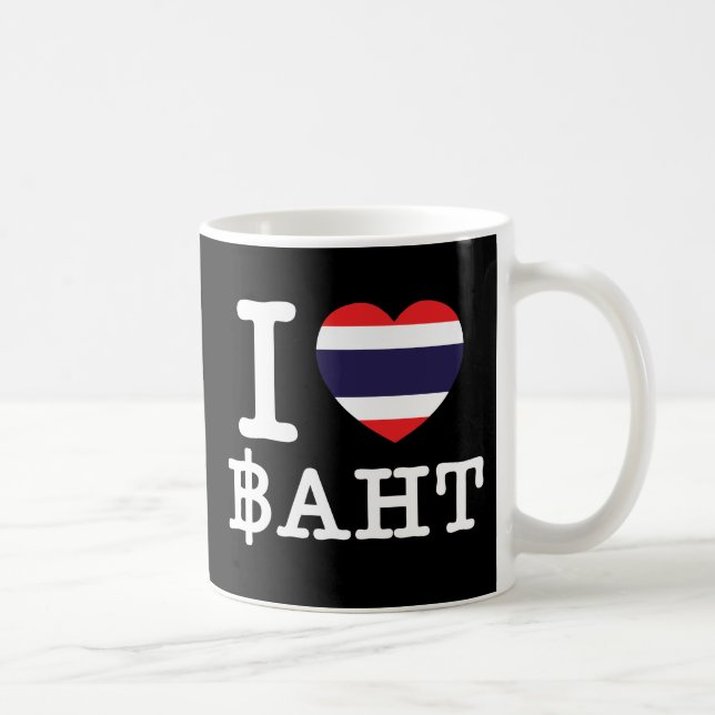 Taza De Café I Heart (Love) Baht (Derecha)