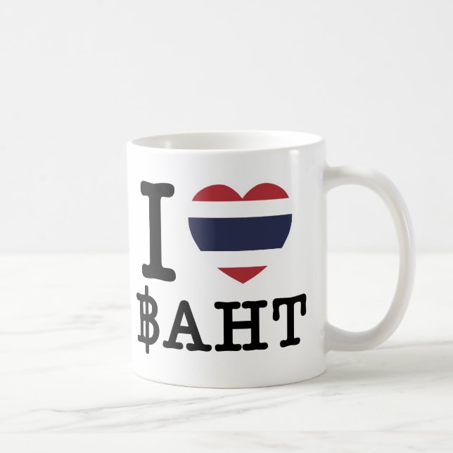 Taza De Café I Heart (Love) Baht (Derecha)