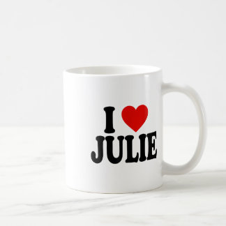 Taza De Café I Heart Love Julie _1
