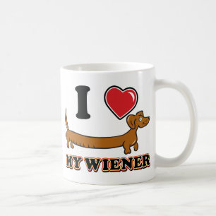 TAZA DE CAFÉ I-HEART-MY-WEINER