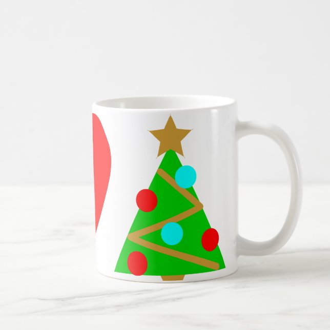 Taza De Café I Heart Navidades Mug (Derecha)