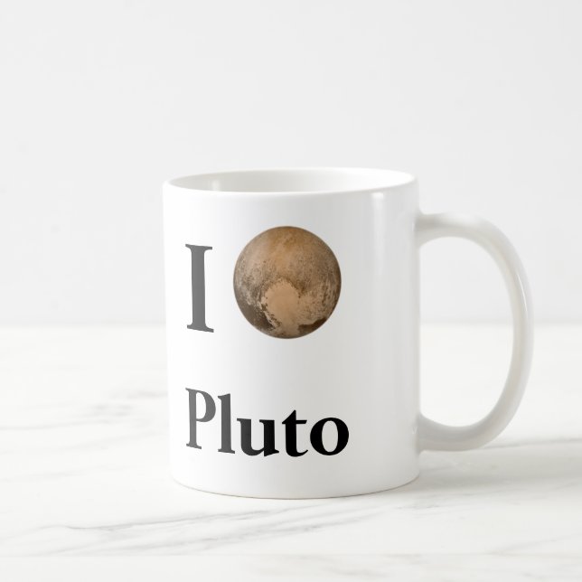 Taza De Café I Heart Pluto (Derecha)