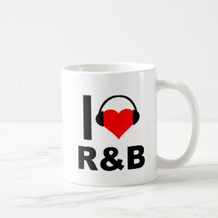 Taza De Café I Heart R&B Funny Mug