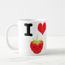 Taza De Café I Heart Raspberries