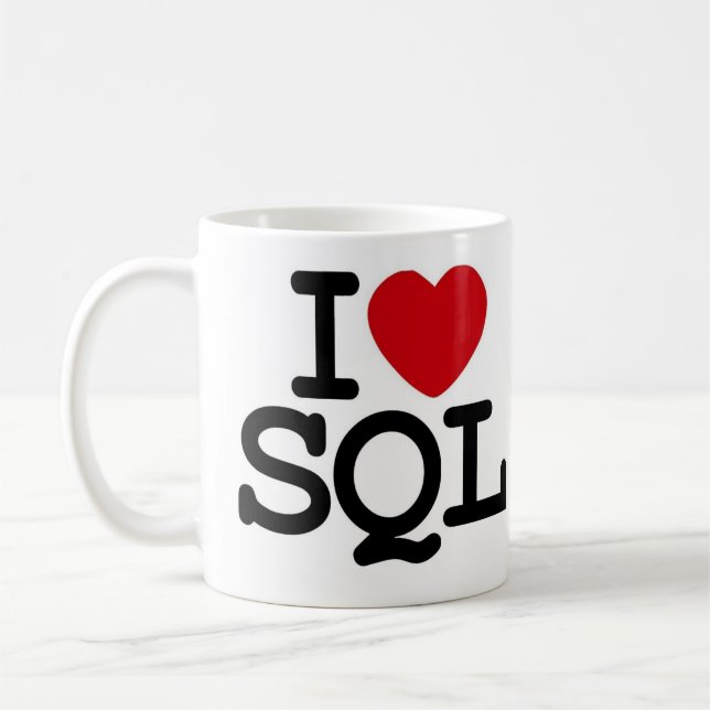 Taza De Café I_heart_SQL (Izquierda)