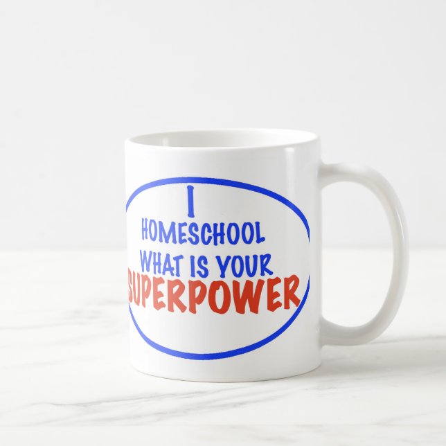 Taza De Café ¡I Homeschool cuál es su superpotencia! (Derecha)
