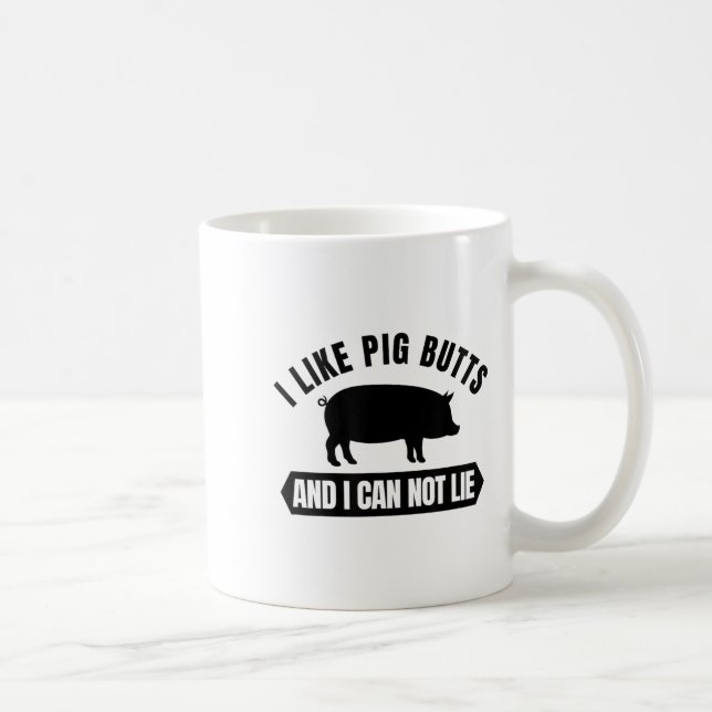 Taza De Café I Like G Butts And I Cannot Lie Funny Bbq Grilling (Derecha)