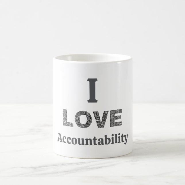 Taza De Café I Love Accountability Coffee Mug (Centro)
