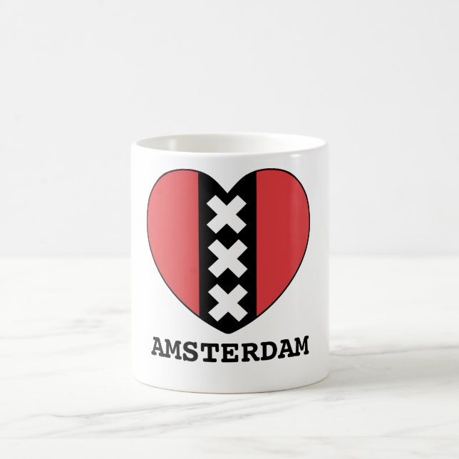 Taza De Café I LOVE AMSTERDAM mok By Amsterdamned (Centro)