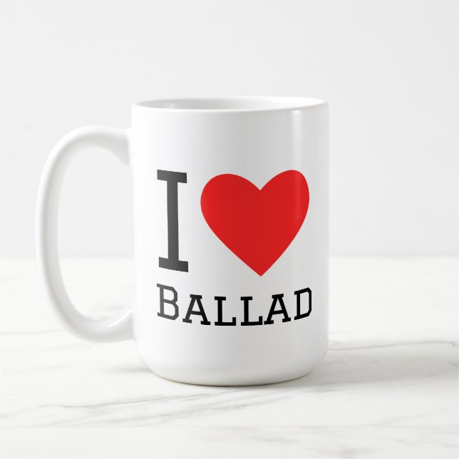 Taza De Café I love ballad (Izquierda)