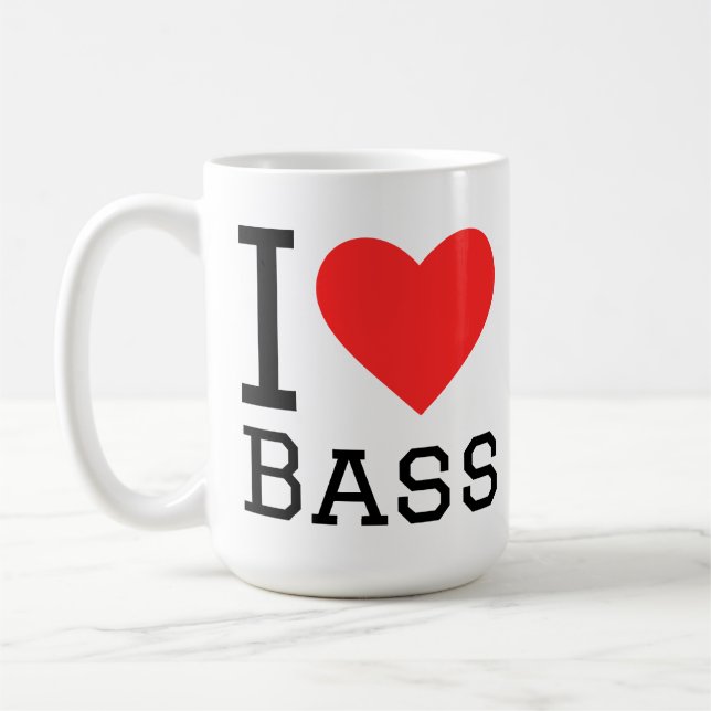 Taza De Café I love bass (Izquierda)
