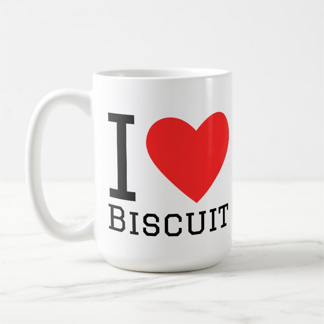 Taza De Café I love biscuit (Izquierda)
