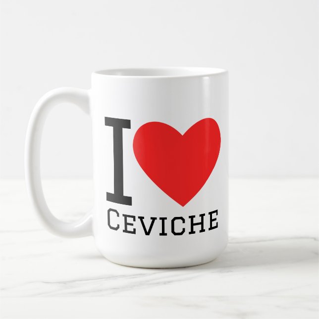 Taza De Café I love ceviche (Izquierda)