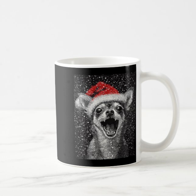 Taza De Café I Love Christmas Chihuahua  (Derecha)