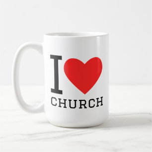 Taza De Café I love church