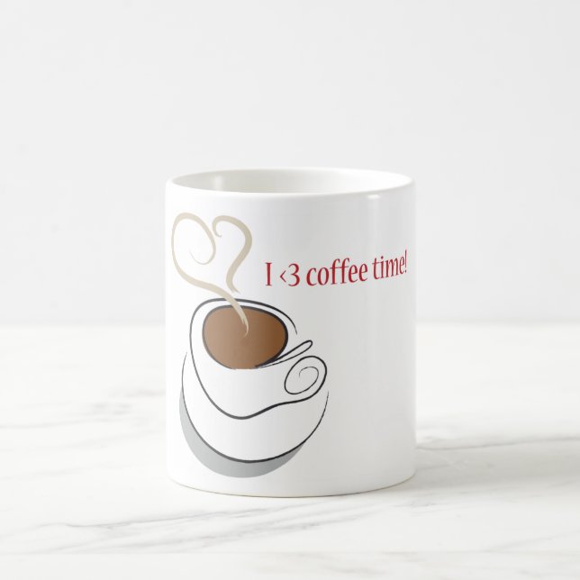 Taza De Café I love coffee time! (Centro)