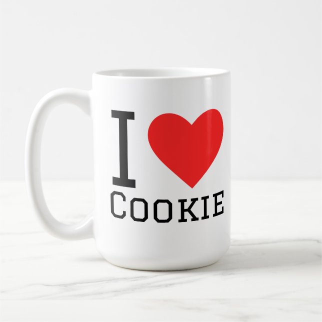 Taza De Café I love cookie (Izquierda)