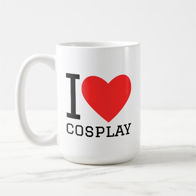Taza De Café I love cosplay (Izquierda)