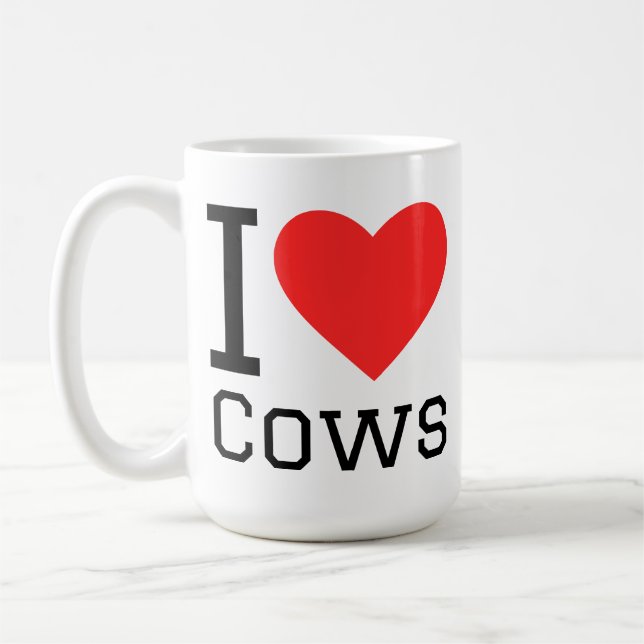 Taza De Café I love cows (Izquierda)