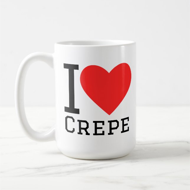 Taza De Café I love crepe (Izquierda)
