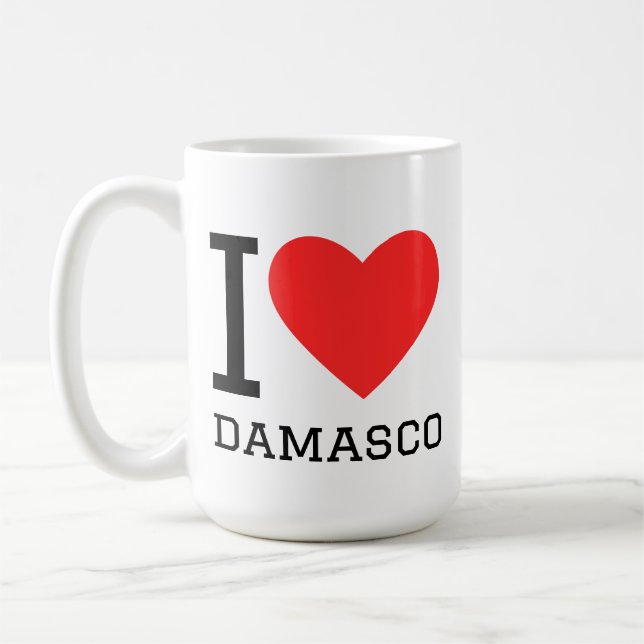 Taza De Café I love damasco (Izquierda)