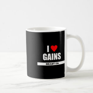 Taza De Café I Love Gains Bodybuilding Gainz Gym Fitness Traini