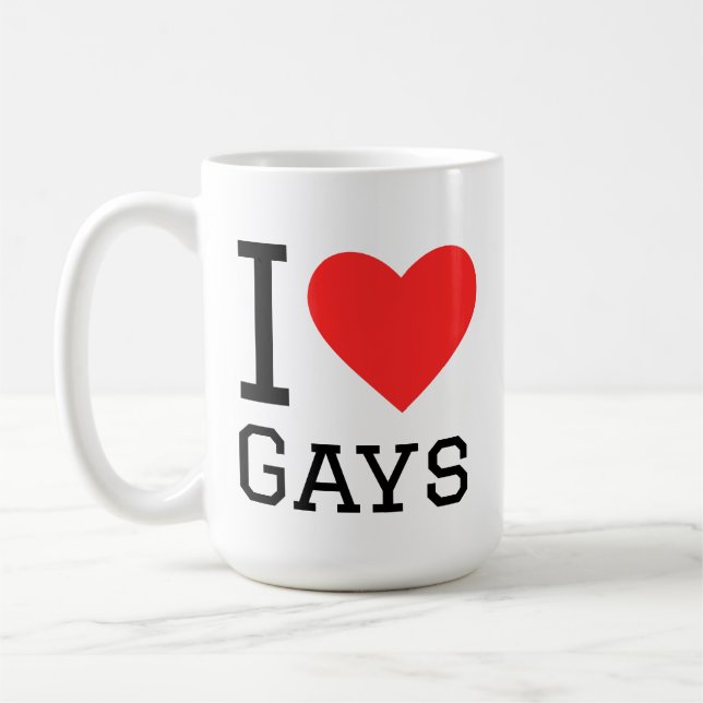 Taza De Café I love gays (Izquierda)