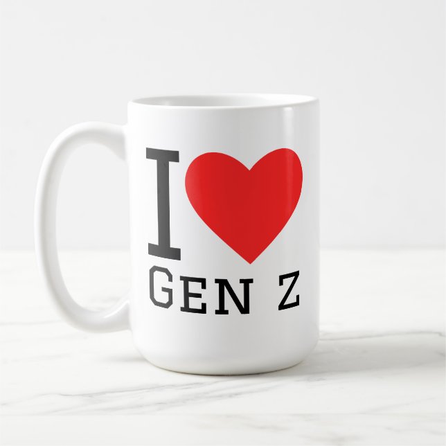 Taza De Café I love gen z (Izquierda)