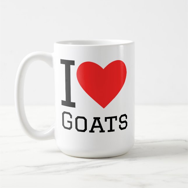 Taza De Café I love goats (Izquierda)