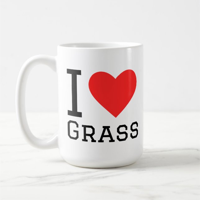 Taza De Café I love grass (Izquierda)