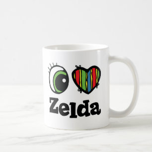 Taza De Café I Love (Heart) Zelda