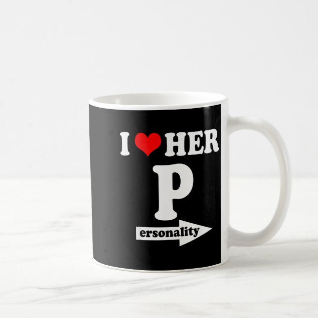 Taza De Café I Love Her Ity Funny Valentine's Day Couple Matchi (Derecha)
