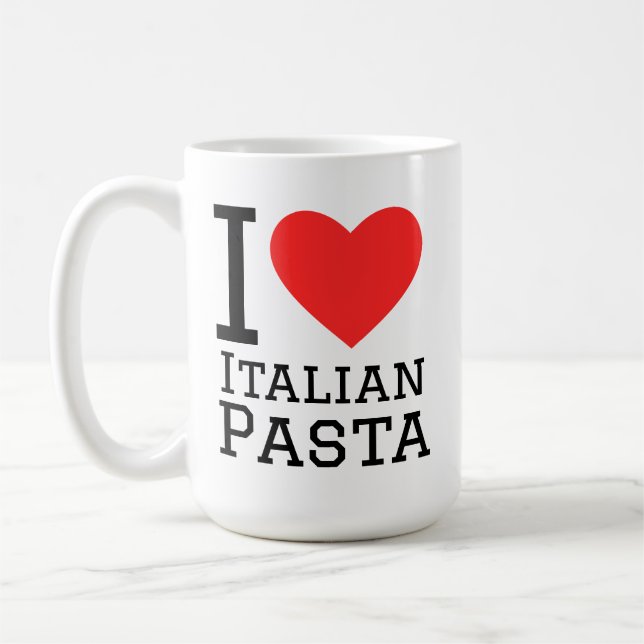 Taza De Café I love Italian pasta (Izquierda)