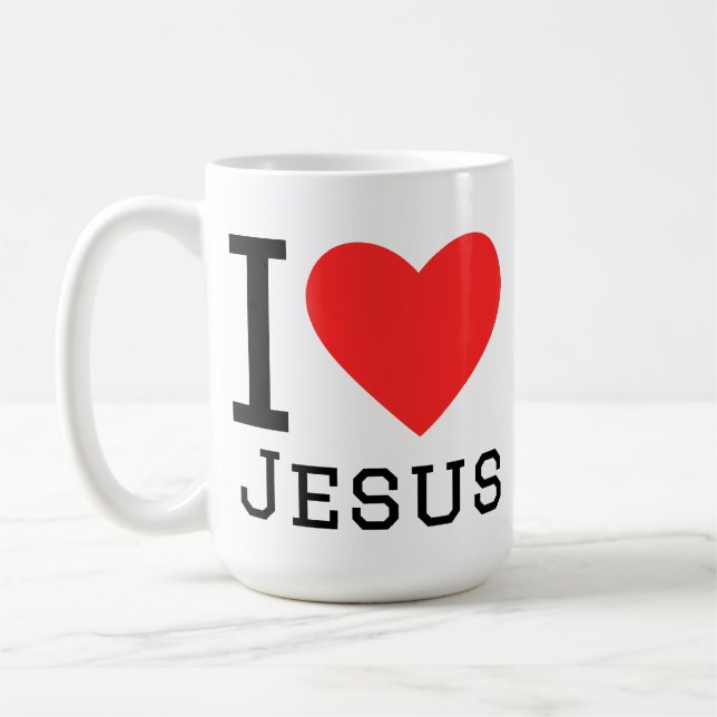 Taza De Café I love jesus (Izquierda)