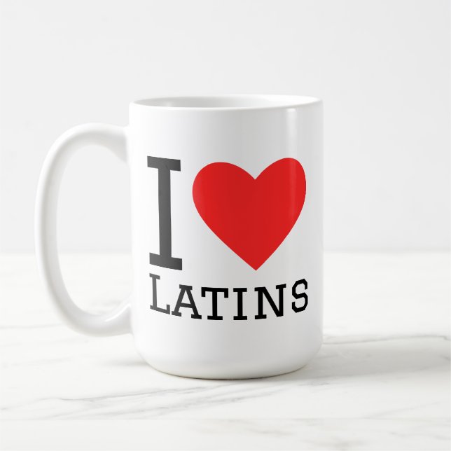 Taza De Café I love latins  (Izquierda)
