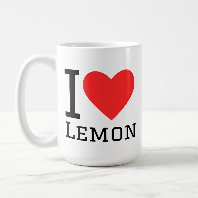 Taza De Café I love lemon (Izquierda)