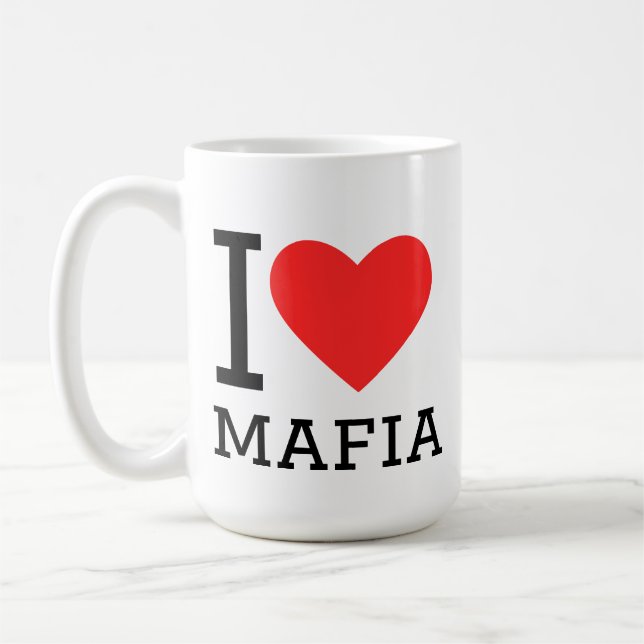 Taza De Café I love mafia (Izquierda)