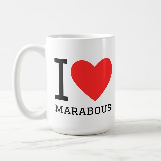 Taza De Café I love marabous (Izquierda)