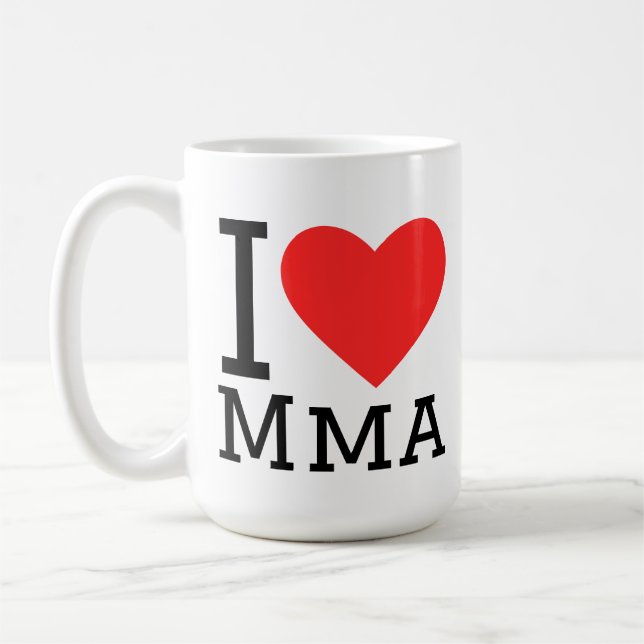 Taza De Café I love mma (Izquierda)
